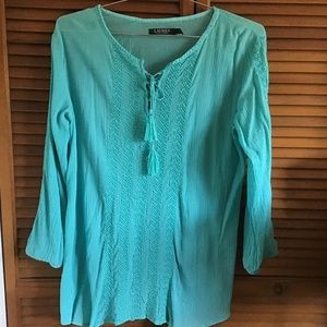 Ralph  cotton Large embroidered tunic